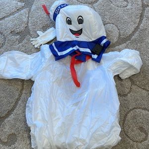 Inflatable Youth Stay Puft Marshmallow (ghostbusters) Costume.